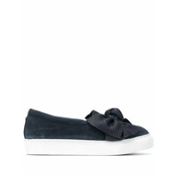 Carvela Tênis Jedd com detalhe de laço - Azul