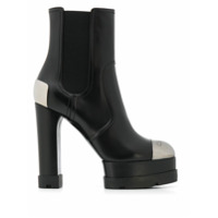 Casadei Ankle boot City Rock com plataforma de 130mm - Preto