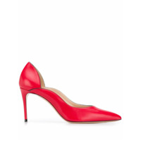 Casadei Scarpin com lateral ondulada - Vermelho