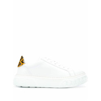 Casadei Tênis com solado contrastante - Branco