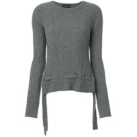 Cashmere In Love Suéter de cashmere 'Veda' - Cinza