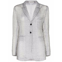 Cecilie Bahnsen Blazer Kapri com abotoamento simples - Preto