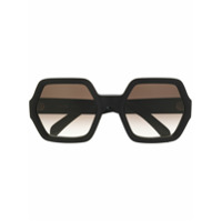 Celine Eyewear Óculos de sol oversized - Preto