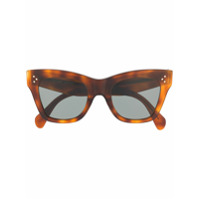 Celine Eyewear Óculos de sol quadrado - Marrom