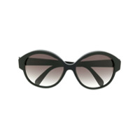 Celine Eyewear Óculos de sol redondo Maillon Triomphe - Preto