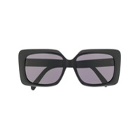 Celine Eyewear Óculos de sol retangular - Preto