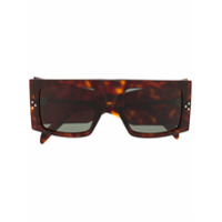 Celine Eyewear Óculos de sol tartaruga - Marrom