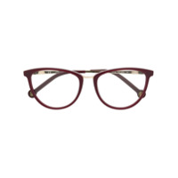 Ch Carolina Herrera Armação de óculos gatinho - Vermelho
