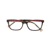 Ch Carolina Herrera Armação de óculos retangular - Marrom