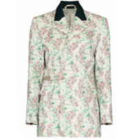 Charles Jeffrey Loverboy Blazer com estampa floral - Branco