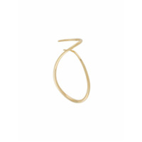 Charlotte Chesnais Brinco único 'Looping' de prata banhada a ouro 18k - Dourado
