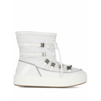 Chiara Ferragni Ankle boot com amarração - Branco