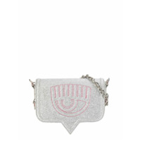 Chiara Ferragni Bolsa tiracolo com brilho - Prateado