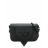 Chiara Ferragni Bolsa tiracolo com logo gravado - Preto