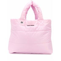 Chiara Ferragni Bolsa tote matelassÃª com logo - Rosa