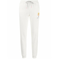 Chiara Ferragni Calça esportiva com aplicação bordada - Branco