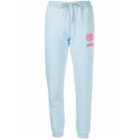 Chiara Ferragni Calça esportiva com logo gravado - Azul