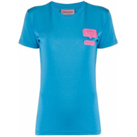 Chiara Ferragni Camiseta decote careca - Azul