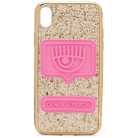 Chiara Ferragni Capa para Iphone XR com brilho - Dourado