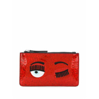 Chiara Ferragni Carteira Blinking Eye - Vermelho