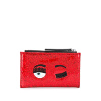 Chiara Ferragni Carteira com paetês - Vermelho