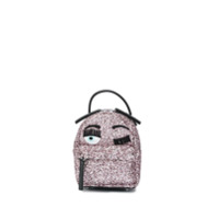 Chiara Ferragni flirting glitter mini backpack - Rosa