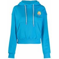 Chiara Ferragni Moletom com logo @cfmascotte e ajuste por cordão - Azul