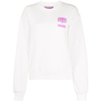 Chiara Ferragni patch-embellished sweatshirt - Branco