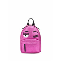 Chiara Ferragni small glitter backpack - Rosa