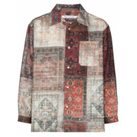 Children Of The Discordance Camisa Personal com patchwork - Marrom