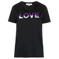 Chinti and Parker Camiseta Love com gola redonda - Preto