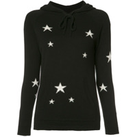 Chinti and Parker Moletom 'Star' de cashmere com capuz - Preto