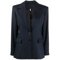 Chloé Blazer abotoamento simples com lapelas - Azul