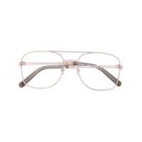 Chloé Eyewear Armação de óculos aviador - Metálico