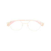 Chloé Eyewear Armação de óculos Palma - Dourado