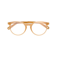 Chloé Eyewear Armação de óculos redonda - Neutro