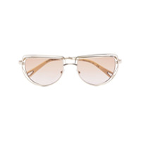 Chloé Eyewear Óculos de sol com lentes coloridas - Dourado