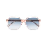 Chloé Eyewear Óculos de sol quadrado - Marrom