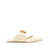 Chloe Gosselin Slipper Nataysha com salto 20mm - Verde