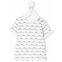 Chloé Kids Camiseta de algodão com estampa - Branco