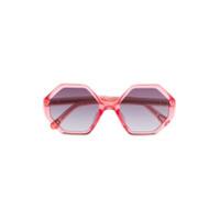 Chloé Kids Óculos de sol hexagonal 'Willow' - Rosa