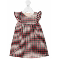 Chloé Kids Vestido com estampa xadrez - Vermelho