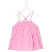 Chloé Kids Vestido sem mangas com decote nadador - Rosa