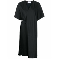 Christian Wijnants Vestido com transpasse - Preto