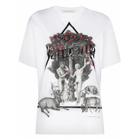 Christopher Kane Camiseta com estampa Naturotica Adam Eve - Branco