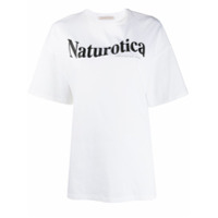 Christopher Kane Camiseta Naturotica com logo - Branco