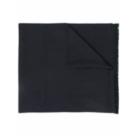 Church's Echarpe jacquard de tricô com logo - Azul