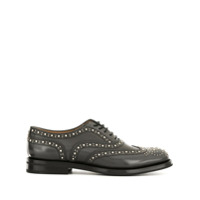 Church's Mocassim Binder Oxford com tachas - Cinza