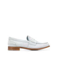 Church's Mocassim slip-on Pembrey de couro azul