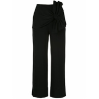 Cinq A Sept Calça Connie com detalhe de nó - Preto